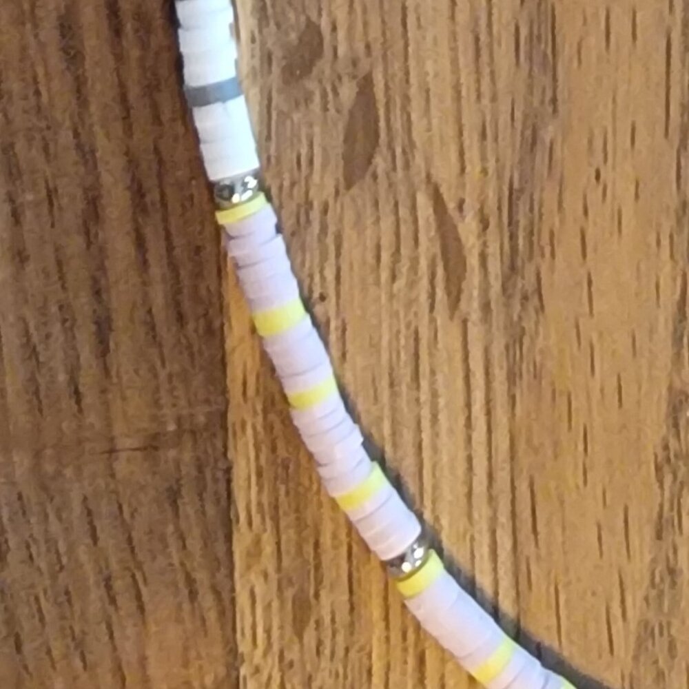 Meghan Browne Style Flow Pink  13.5" Pukka Shell Bracelet or Anklet - Picture 3 of 10